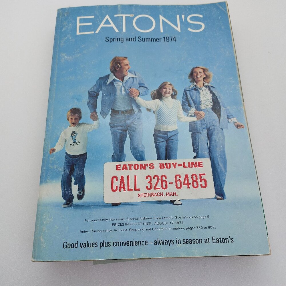 Vintage 1974 Eaton's Spring & Summer Catalog